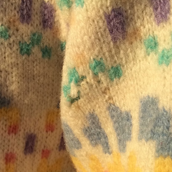 VTG Wool Scottish 1990’s Sweater S - Picture 4 of 8